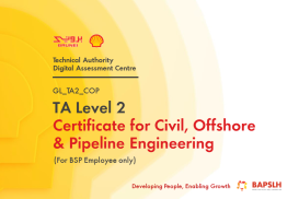 [BSP ONLY] TA Level 2 Certificate for Civil, Offshore and Pipeline Engineering (GL_TA2_COP)