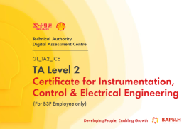 [BSP ONLY] TA Level 2 Certificate for Instrumentation, Control and Electrical Engineering (GL_TA2_ICE)