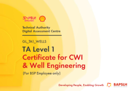 [BSP ONLY] TA Level 1 Certificate for CWI &amp; Well Engineering (GL_TA1_WELLS)